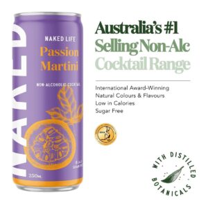 Naked Life Non-Alcoholic Cocktail - Passion Martini