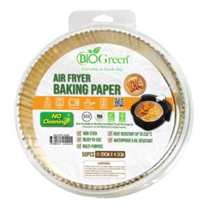 Bio Green Air Fryer Baking Paper - 20cm x 4.5cm