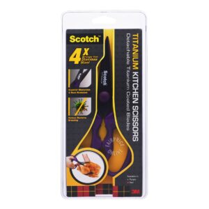 3M Scotch Titanium Kitchen Scissors - Detachable (Purple)