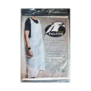 Falcon Premium Disposable HD Apron - White