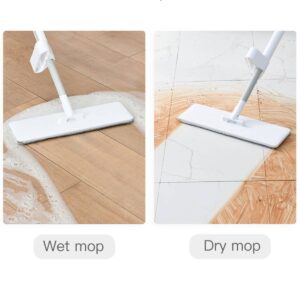 Supamop Handfree Cleaning Rotatable Dual-Use Flat Mop