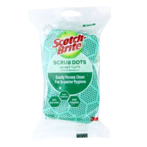 3M Scotch-Brite Scrub Dots Scrub Sponges - Heavy Duty