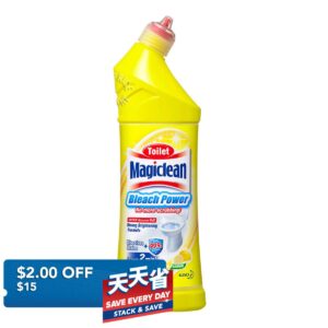 Magiclean Toilet Bleach Power Cleaner - Lemon