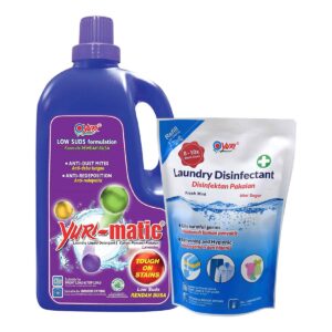 Yuri Matic Laundry Liquid Low Suds with Refill - Lavender