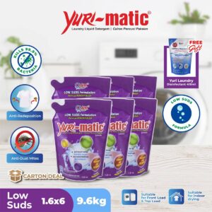 Yuri-Matic AB Laundry Liquid Refill Low Suds - Carton