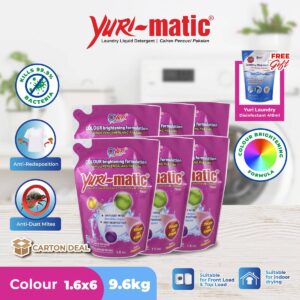 Yuri-matic Laundry Liquid Detergent Refill - Floral