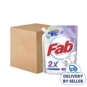 [Carton] Fab 2X LOW SUDS Laundry Detergent Refill - Lavender