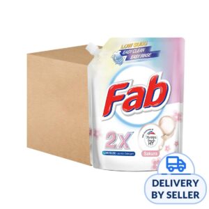 [Carton Deal] Fab Laundry Detergent Refill - Sakura