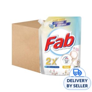 [Carton Deal] Fab Laundry Detergent Refill - Rose