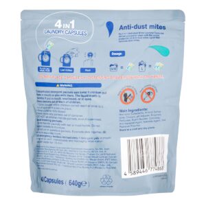 Ka 4-in-1 Laundry Capsules Detergent - Anti-Dust Mites