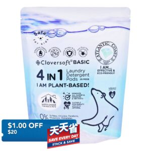Cloversoft 4 in 1 Basic Laundry Capsules - Atlantic Coast