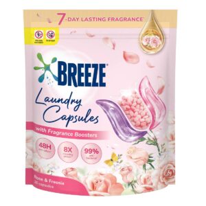 Breeze Laundry Capsules - Rose & Freesia