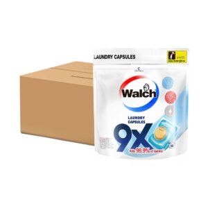 [Carton] Walch 9x Anti-bacterial Laundry Capsules Refill