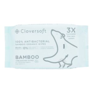 Cloversoft Plant-Based Antibacterial Wet Wipes