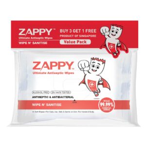 Zappy Ultimate Antiseptic Wet Wipes