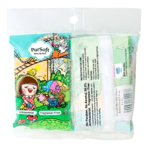 PurSoft Mini Wipes - Anti-Bacterial