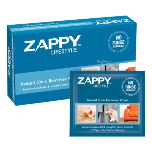 Zappy Lifestyle Instant Stain Remover Wipes