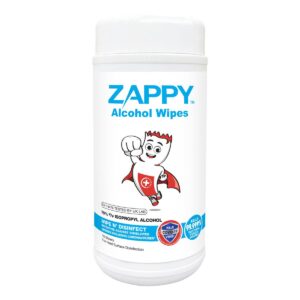 Zappy Alcohol Wipes - Hard Surfaces Use