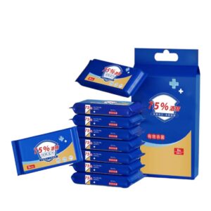 PurityWhite 75% Alcohol mini packet Wipes