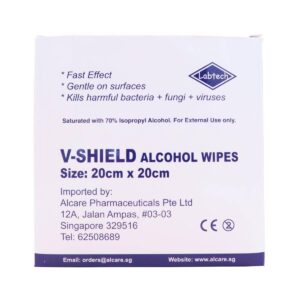 LABTECH V-Shield Alcohol Wipes - 20cm x 20cm