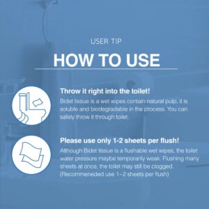 Bebesup Clean Bidet Flushable Wet Tissue