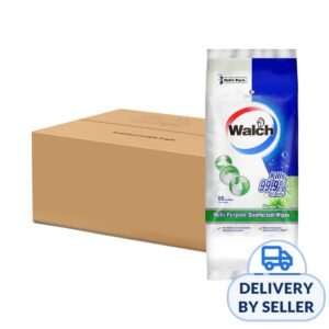 [Carton] Walch Disinfectant Wipes Refill - Green Tea