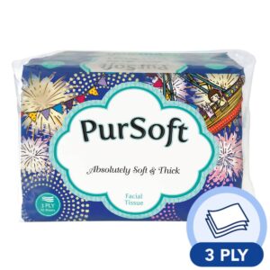 PurSoft Chocolate Rain Tissue Travel Pack (3 ply)