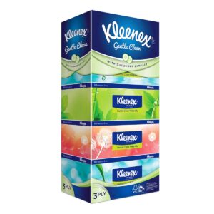 Kleenex Facial Tissue Box - Gentle Clean (3ply)