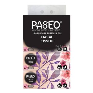 Paseo Elegant Facial Soft Pack Tissue - 2 Ply