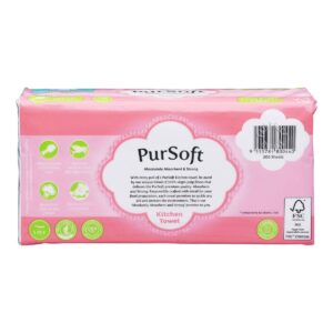 PurSoft Kitchen Towel Soft Pack (1 ply)