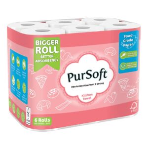 PurSoft Kitchen Towel Roll (2 ply)