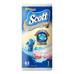 Scott Disposable Cloth-like Wipes