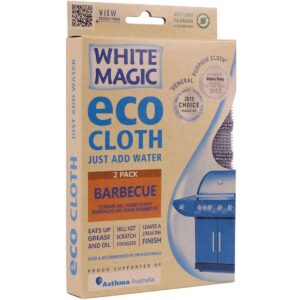 White Magic Eco Cloth Barbecue Cleans with Just Water