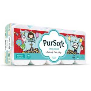PurSoft Bathroom Tissue Roll - Unscented (3 ply)