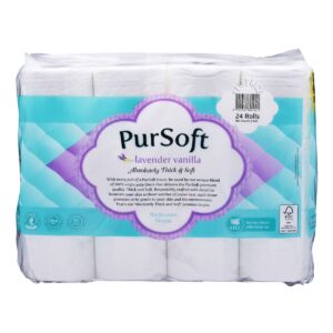 PurSoft Bathroom Tissue - Lavender Vanilla (4 ply)