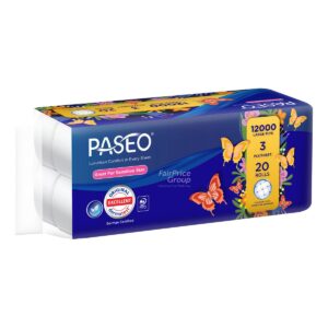 Paseo Bathroom Tissue Rolls - 3 ply