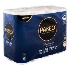 Paseo Luxury Bathroom Tissue Pure Pulp - 4 Ply