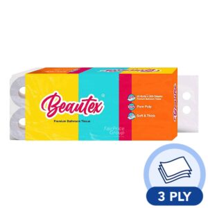 Beautex Bathroom Tissue Rolls (3 Ply)