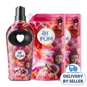 ar Fum Premium Parfum Softener Bundle - Rosa Floral