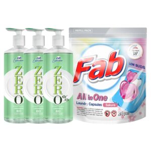 Fab Dishwashing Liquid Bundle - Lemongrass