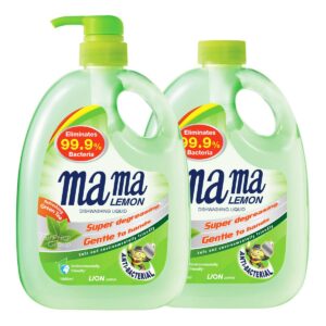 Mama Lemon Dishwashing Liquid & Refill - Green Tea