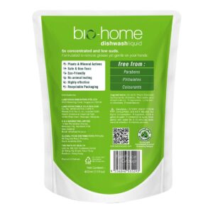 Bio-Home Dishwashing Liquid Refill - Lemongrass & Green tea