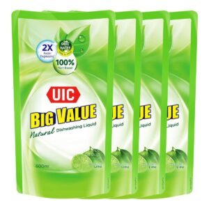 UIC Big Value Dishwashing Liquid Refill - Lime