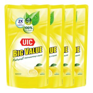 UIC Big Value Dishwashing Liquid Refill - Lemon