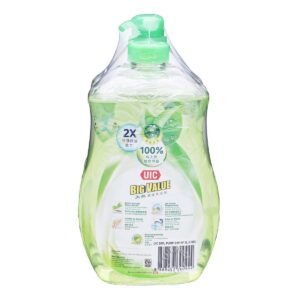 UIC Big Value Natural Dishwashing Liquid and Refill - Lime