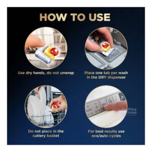 Finish Ultimate Plus Dishwasher Tablets - Lemon Sparkle