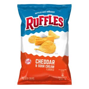 Ruffles Potato Chips - Cheddar & Sour Cream