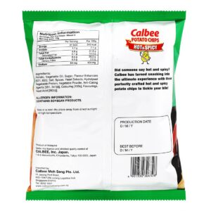 Calbee Crispy Potato Chips - Hot & Spicy