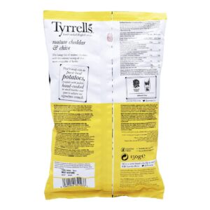 Tyrrells Hand Cooked Potato Chips - Mature Cheddar & Chive