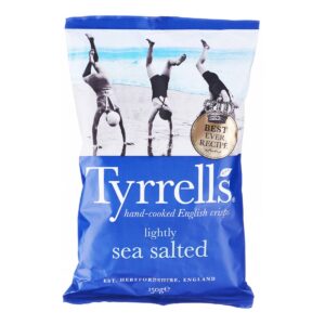 Tyrrells Hand Cooked Potato Chips - Sea Salt (Lightly)
